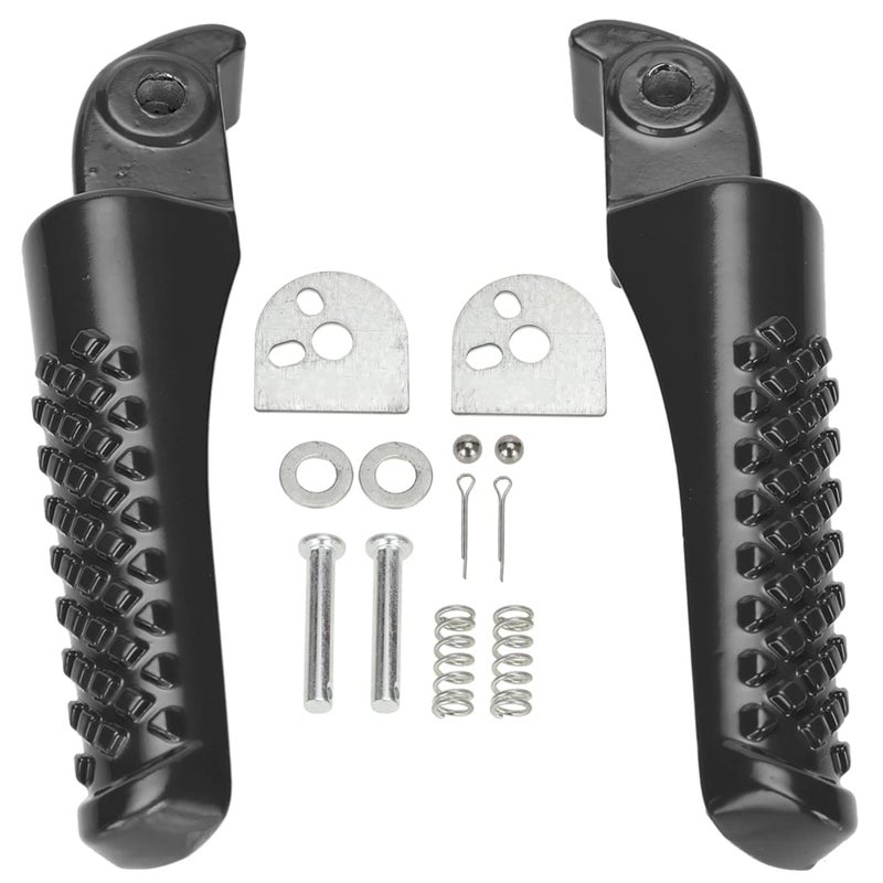 YOXUFA Mini Bike Foot Pegs Foot Rest Kit for Coleman Mini Bike CT200U Trail 200 CT200U-EX BT200X CT100U CC100X 97cc 100cc 3.0hp 196cc 200cc 6.5hp Powersports Parts Black - Image 1